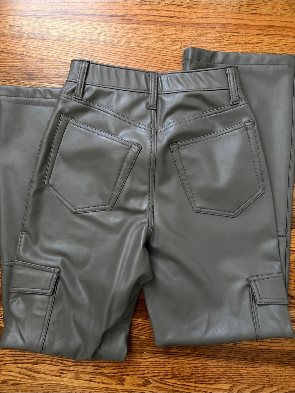 Abercrombie Faux Leather Pants - Picture 6 of 6
